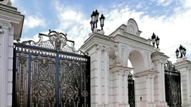 درب حیاط در بندرعباس