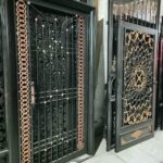درب حیاط در کاشان