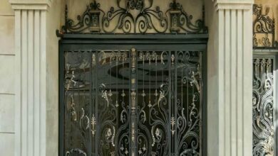 درب حیاط در استان گیلان