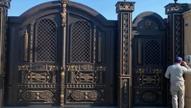 درب حیاط در اهواز