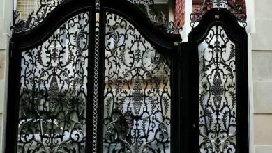 درب حیاط در پرند