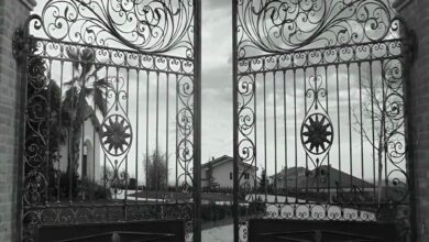 درب حیاط در نیشابور