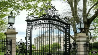 درب حیاط در بابل