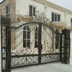 درب حیاط در آمل
