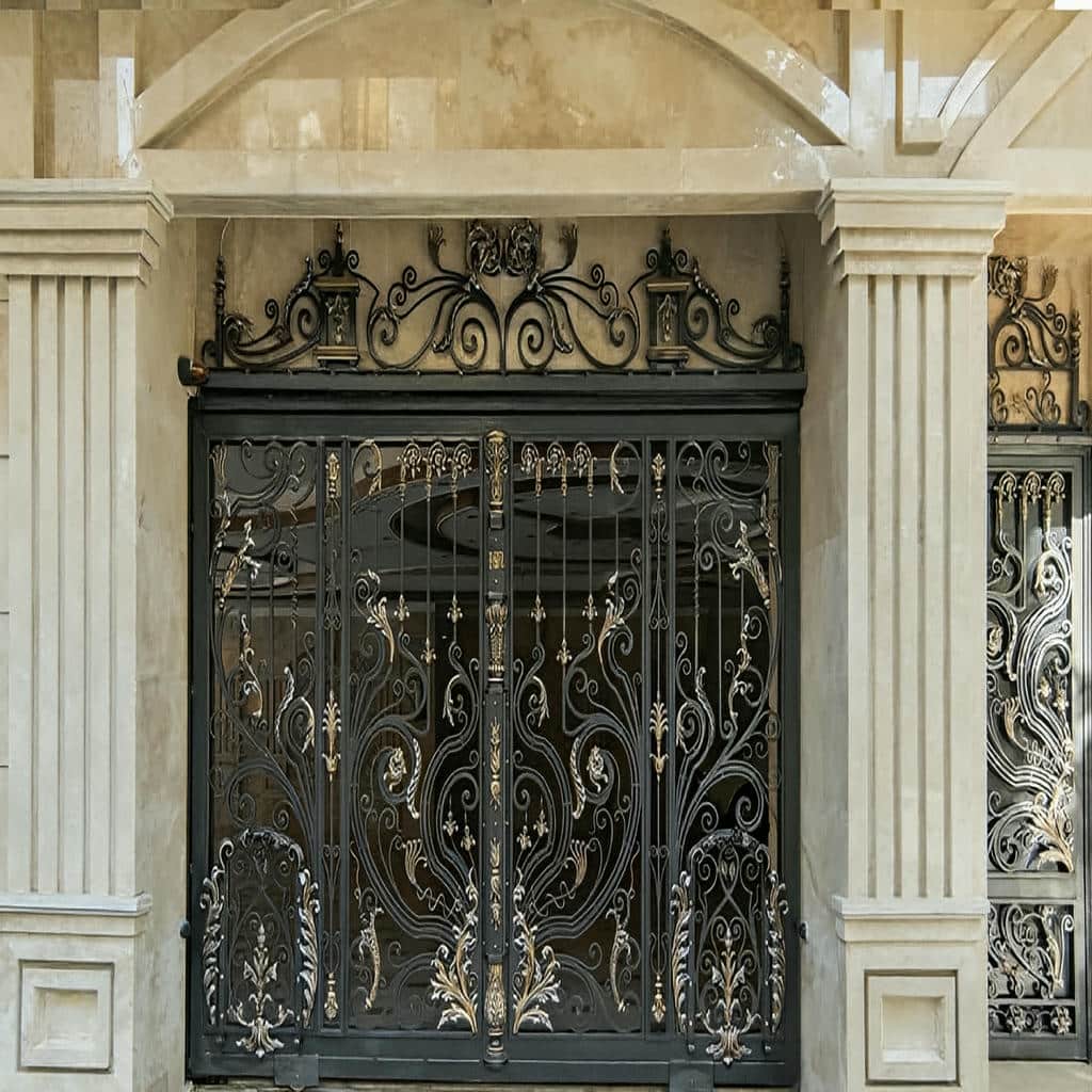 درب حیاط در آبادان
