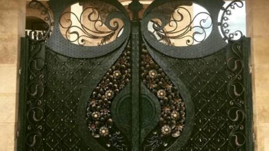 درب حیاط در اردبیل