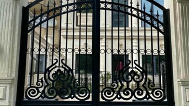درب حیاط در شیراز