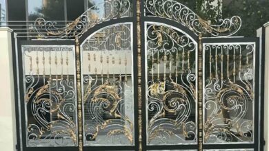 درب حیاط در محمدشهر
