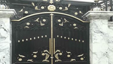درب حیاط در نسیم شهر