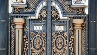 درب حیاط در اصفهان