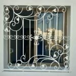 window-guard-iron-fence-wrought-iron-ce حفاظ پنجره در شهریار