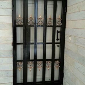 درب آکاردئونی فلزی ضدسرقت در ساوه