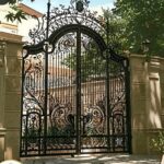 درب حیاط در بندر بوشهر