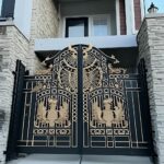 درب حیاط در سنندج