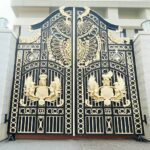 درب حیاط در قائمشهر