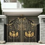 درب حیاط در رفسنجان