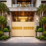 درب حیاط در یاسوج