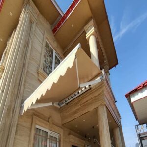 سایبان برقی بازویی اتوماتیک در بندر انزلی