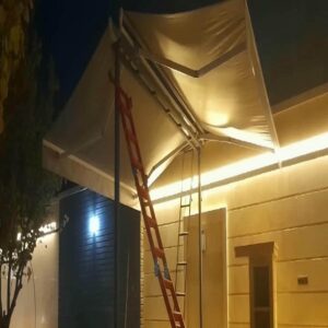 سایبان برقی بازویی اتوماتیک در سیرجان