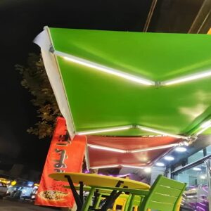 سایبان برقی بازویی اتوماتیک در کرمانشاه