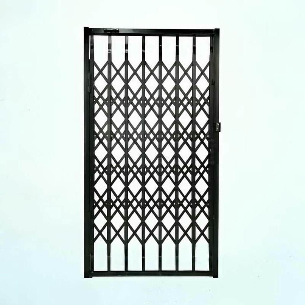 درب آکاردئونی طرح دار با تسمه مقاوم