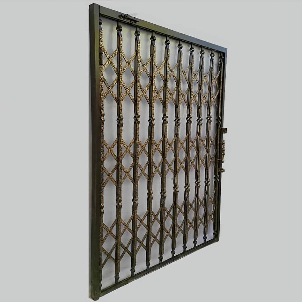 درب آکاردئونی طرح دار با فریم تقویت شده