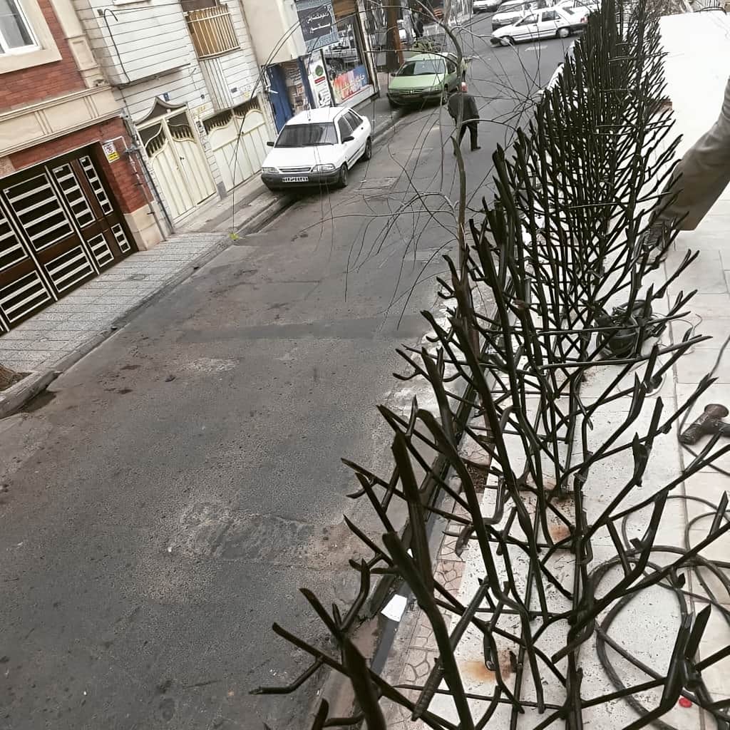 مدل مدل حفاظ بوته ای دیوار پرتراکم