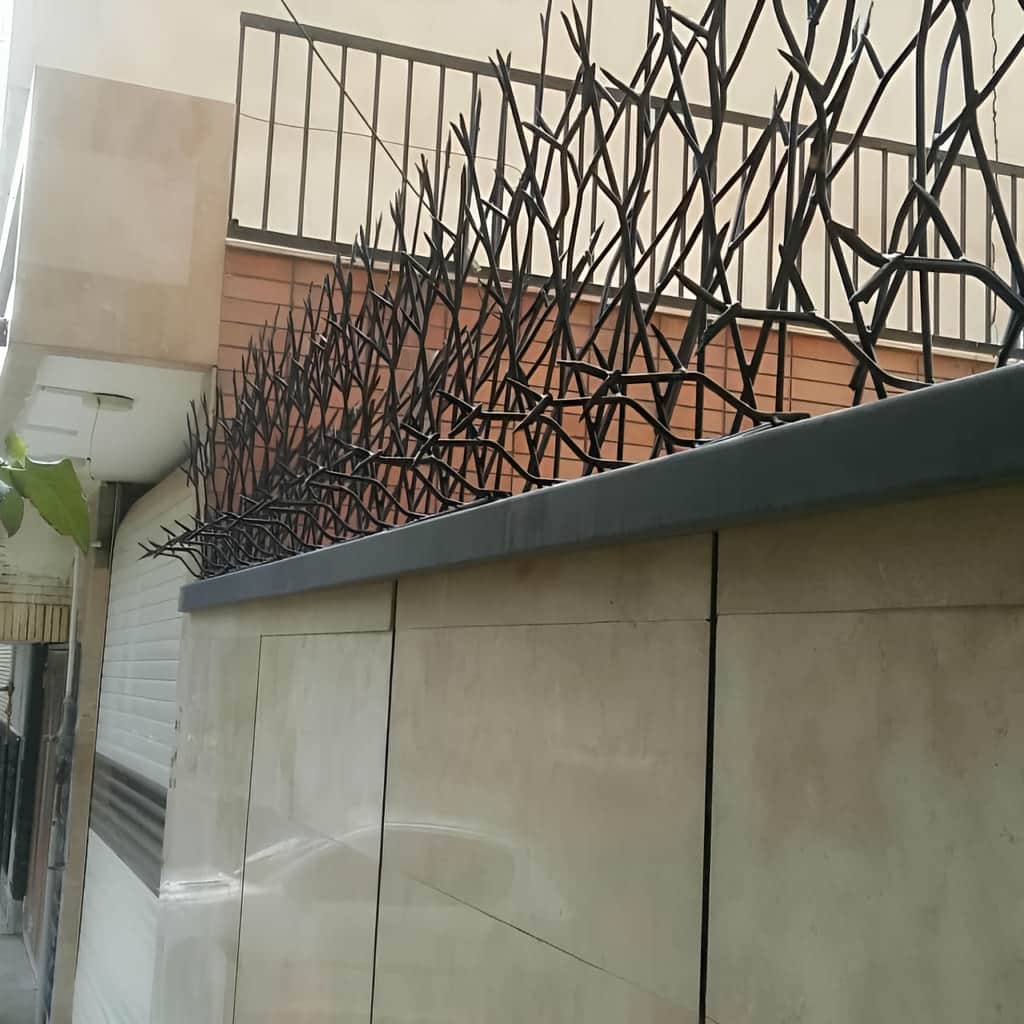 نصب حفاظ دیوار شاخ گوزنی با میلگرد مقاوم