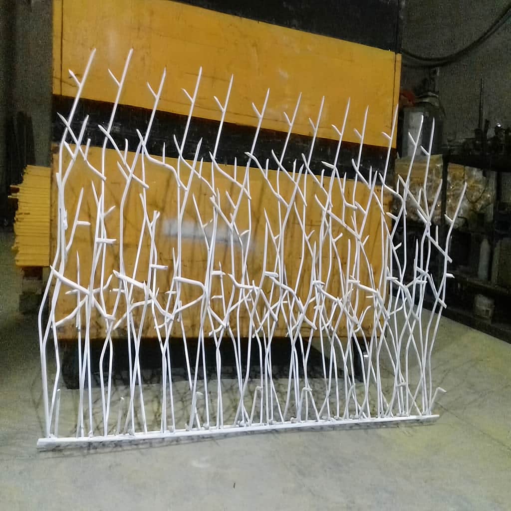 خرید حفاظ دیوار شاخ گوزنی میلگرد خمکاری