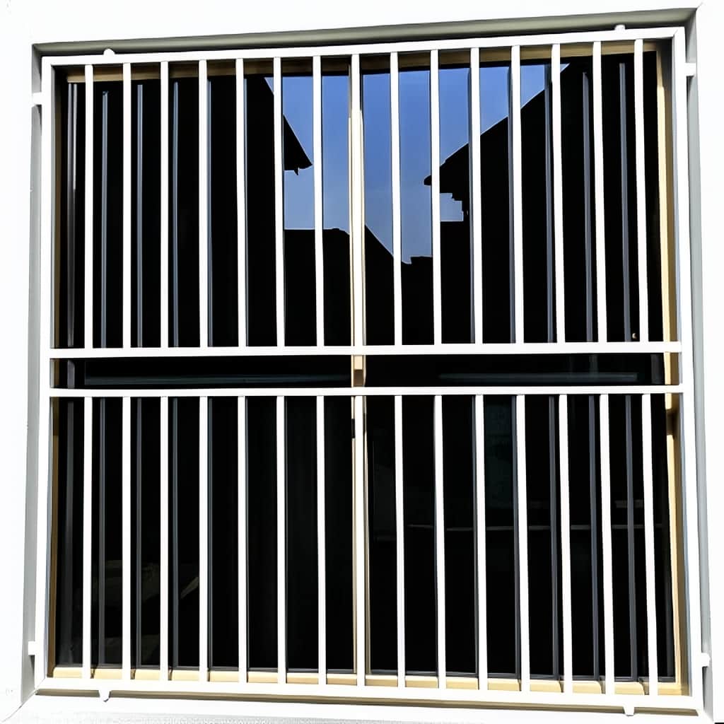 نرده پنجره ساده پروفیلی سفارشی