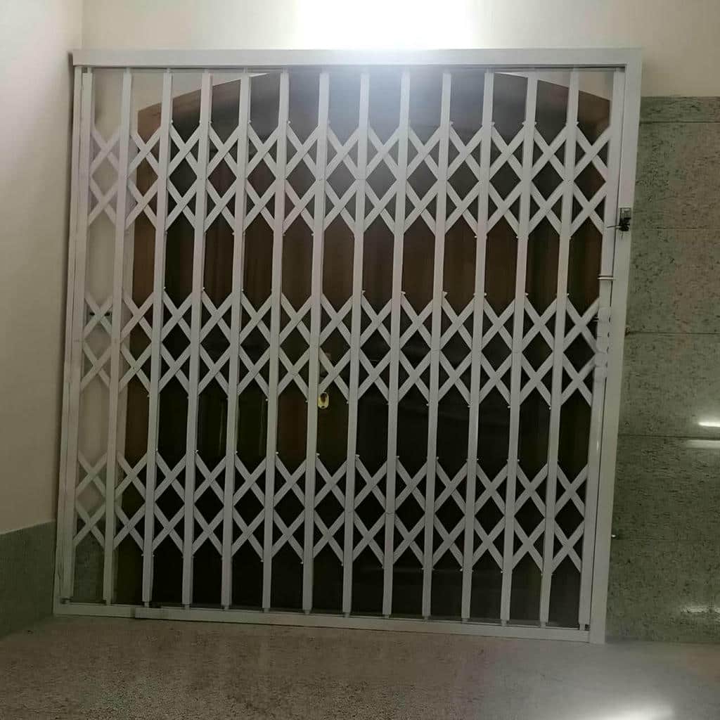 حفاظ آکاردئونی ورودی با ریل روان