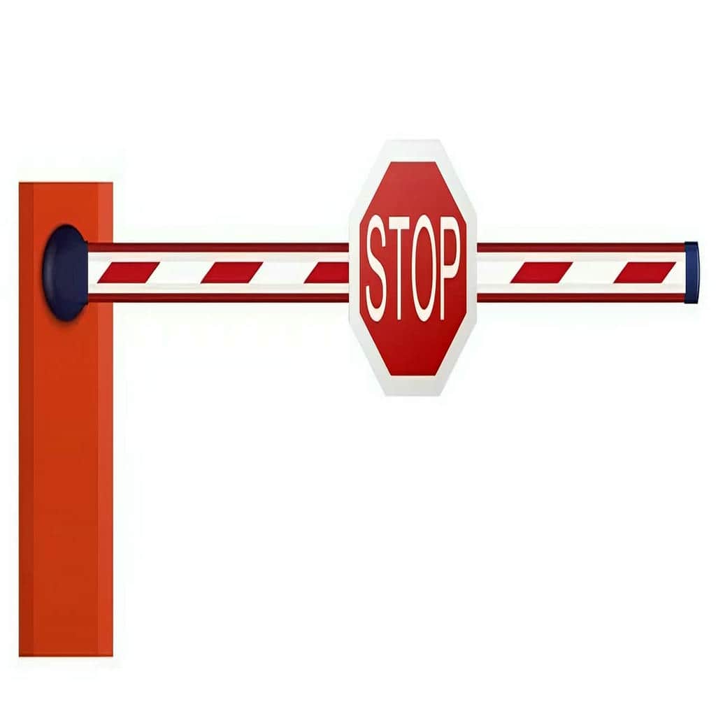 راهبند بازویی LED دار پارکینگ با برد کنترل دقیق