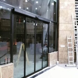 11 طرح ریل درب اتوماتیک شیشه ای کشویی روان