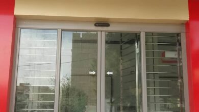 10 طرح درب اتوماتیک شیشه ای اداری مجهز به کارتخوان