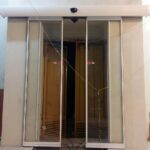 14 مدل درب اتوماتیک شیشه ای تلسکوپی دهانه کم عرض