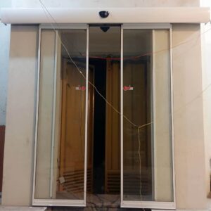 14 مدل درب اتوماتیک شیشه ای تلسکوپی دهانه کم عرض