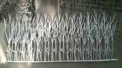 حفاظ روی دیوار حیاط مسکونی 10 طرح