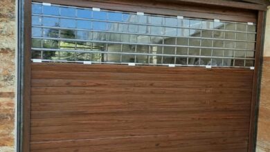 کرکره برقی رنگی نمای فروشگاه سفارشی