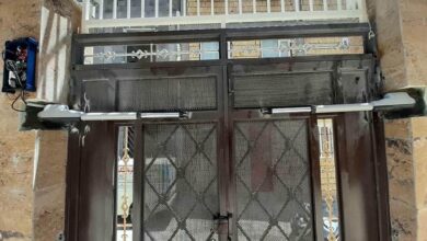 7 طرح جک درب دو لنگه پارکینگی