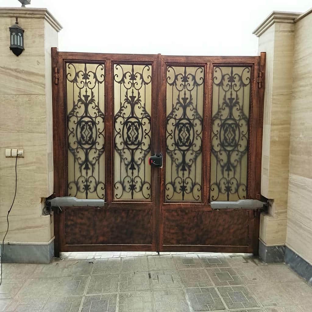 درب برقی حیاط اتوماتیک با ریموت و گیرنده فرمان دقیق