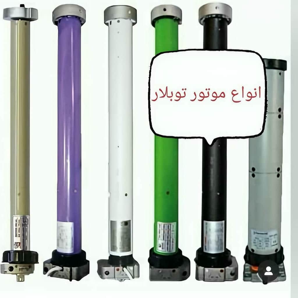 خرید کرکره برقی بی‌صدا موتور توبولار برای پارکینگ