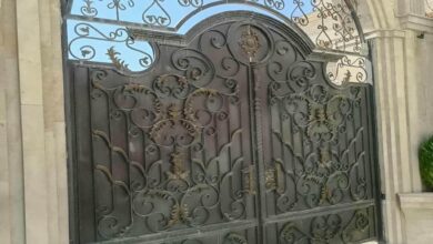 12 مدل درب بزرگ حیاط مقاوم