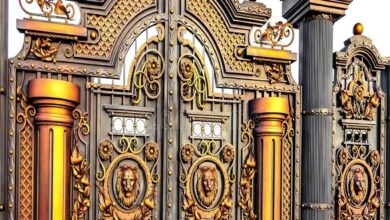 12 مدل درب پارکینگ مدرن کاربردی