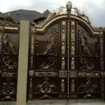 12 مدل درب دو لنگه حیاط کاربردی