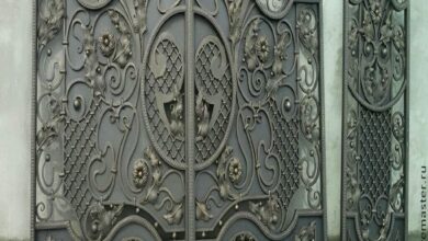 10 طرح درب پارکینگ ویلایی شیک