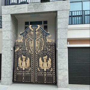 9 نمونه درب ویلایی ریلی مدرن