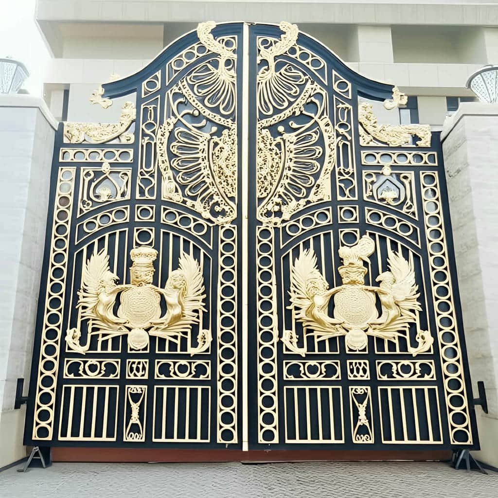 قاب درب آهنی کلاسیک با لولای تقویت شده