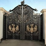 14 نمونه درب آهنی حیاط پرکاربرد