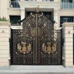 12 مدل درب طرح چوب حیاط شیک