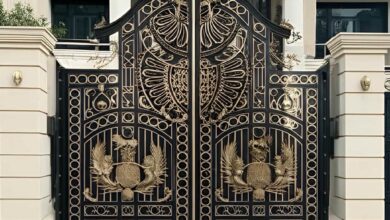12 مدل درب طرح چوب حیاط شیک